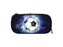 Estojo para Lápis, Futebol, Escolar, Infantil AQUAFORGE