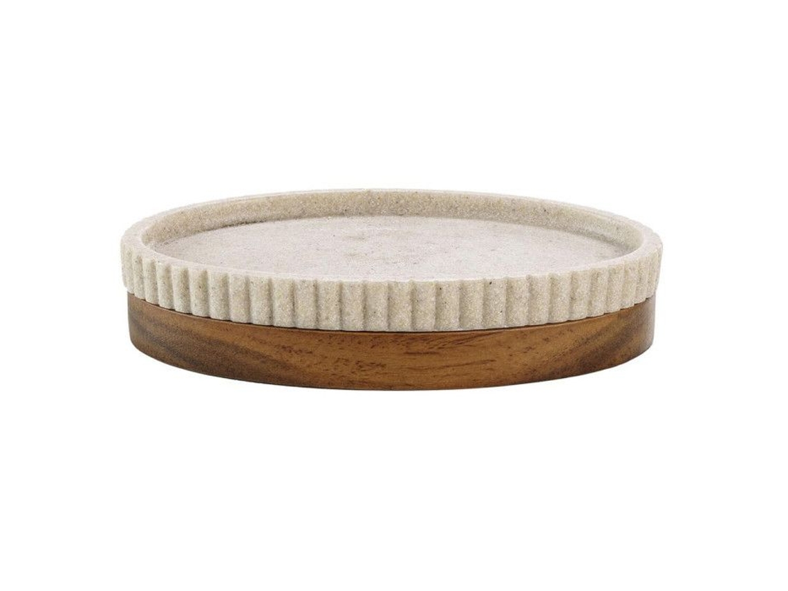Saboneteira Niagara Design 14 cm Interior Natural Macio