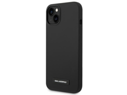 Capa para iPhone 14 Plus KARL LAGERFELD Silicone Rígida Preto