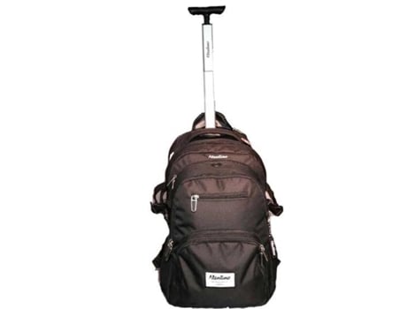 ALENTINO- Traveler Black Mochila Trolley de Viagem J054