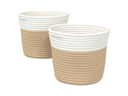 Storage Basket, Storage Baskets Vidaxl Multicolor Algodão (n/a)