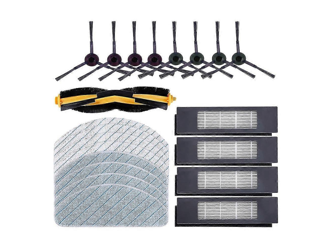 Escova Principal, Escovas Laterais, Filtro Hepa Compatível Com Acessórios Para Aspirador De Pó T9 T9pro T9aivi
