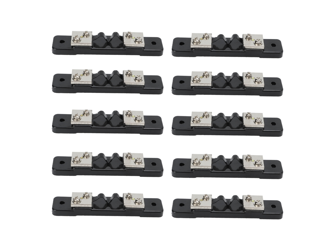 10 Peças/conjunto Resistor Shunt 75mv Para Medidor De Corrente Dc 15a Amperímetro Digital Analógico Equipamento De Teste
