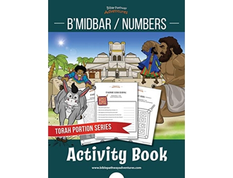 Livro Bmidbar Numbers Activity Book Torah Portions for Kids de Pip Reid (Inglês)