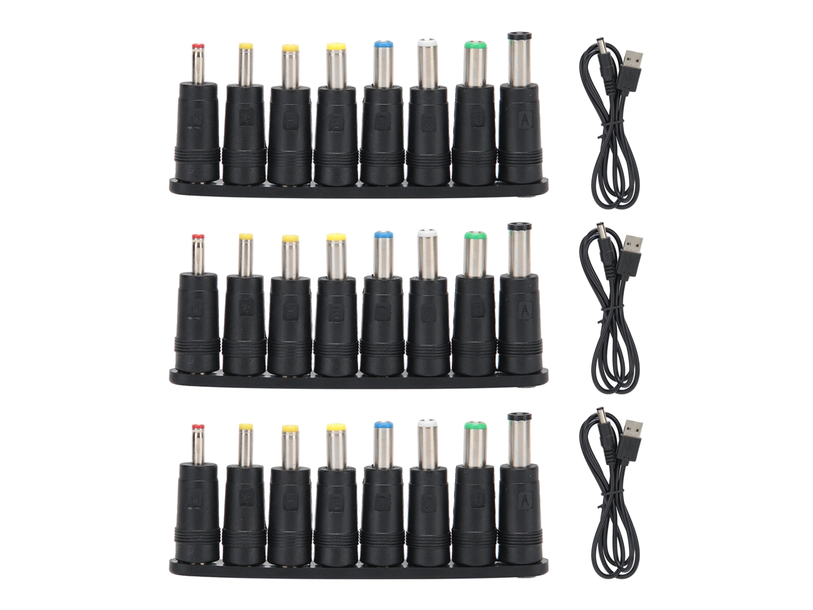 Aetheria 3 Conjunto Cabo Usb para Dc 8 em 1 com Conectores Intercambiáveis Acessórios de Computador
