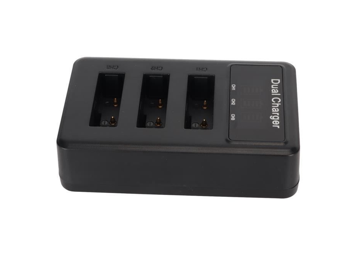 Carregador HURRISE Np Bx1 para Bateria Da Câmera Carregador Triplo com Indicador de Carga Compatível com Zv1 Rx100M7 Rx1R Wx350