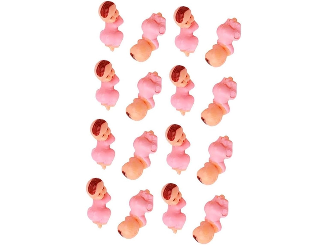 Conjunto de 100 Brinquedos de Banho para Meninos e Meninas, Boneco Polegar Dorminhoco, CHABERLU