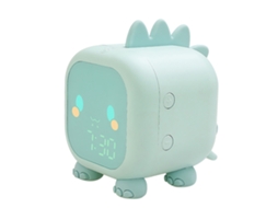 Relógio Despertador Digital Infantil com Luz Noturna, 2 Alarmes LAXISCREED