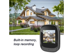 Laxiscreed Câmera De Campainha Inteligente Dd3s 2,4" 360p Com Suporte Para Fotos