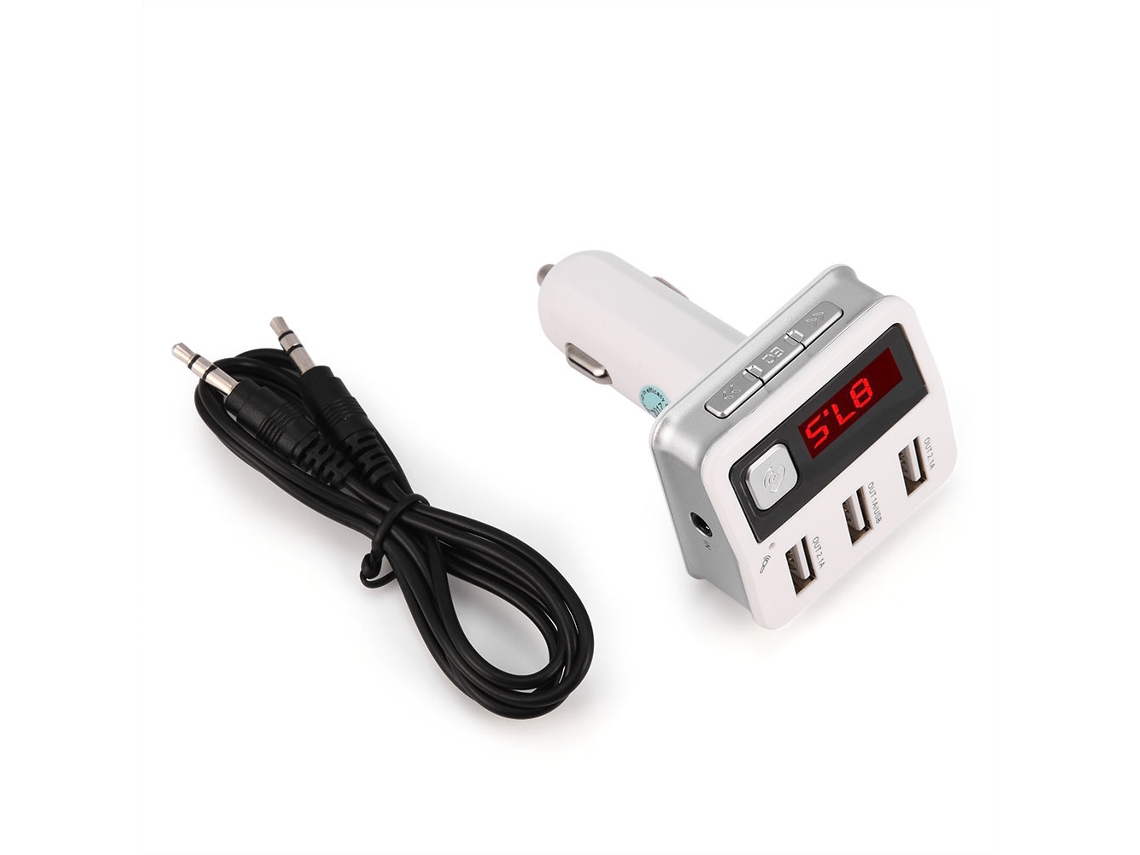 Carregador Usb Mini Transmissor Fm e Player Mp3