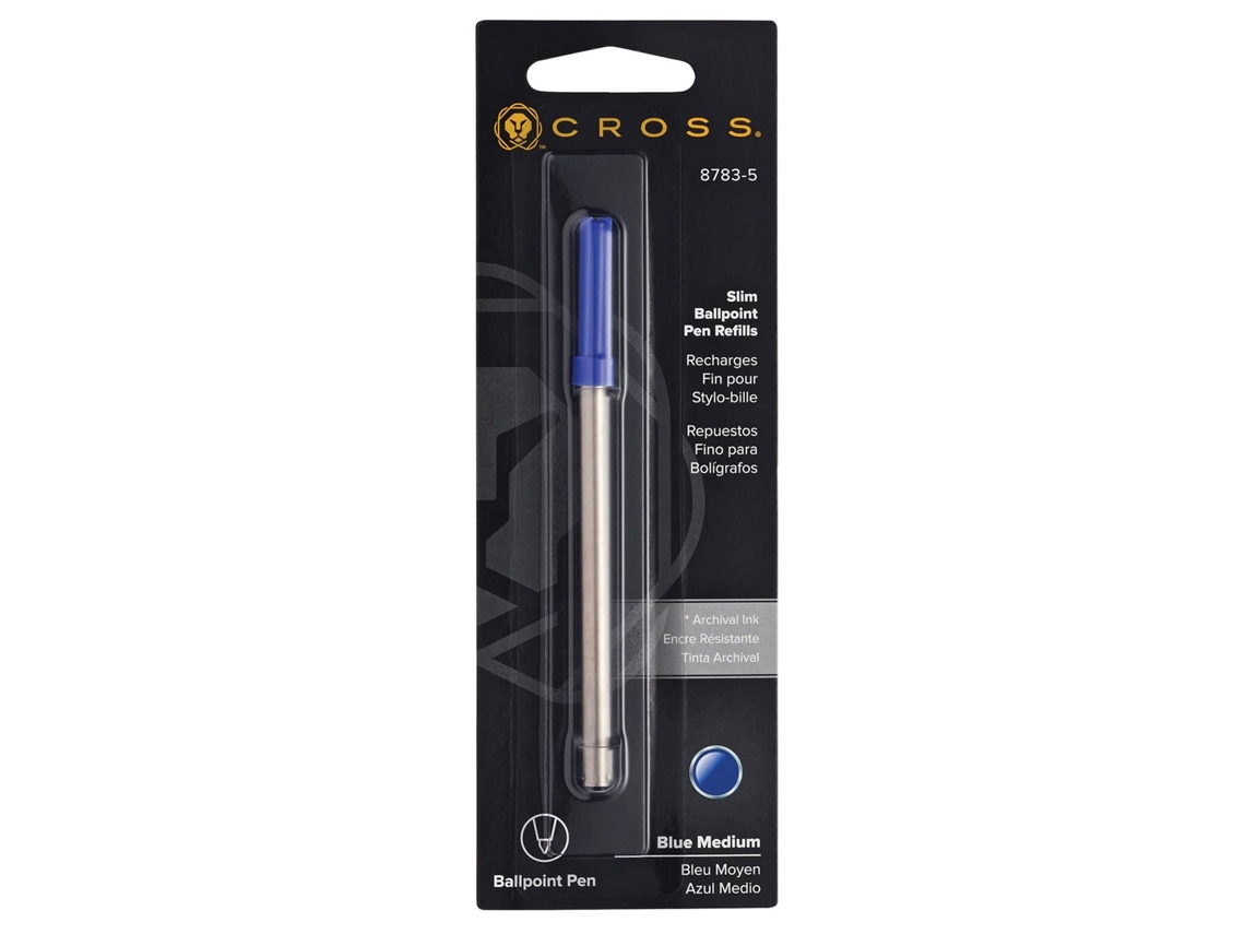 Recarga para Caneta Esferográfica CROSS Slim Azul M Blister 8783 5