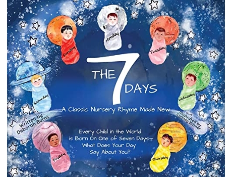 Livro 7 Days de Deborah Burns (Inglês - Capa Dura)