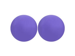 Bola De Massagem De Acupuntura De Silicone 2 Peças Para Relaxamento Muscular Yoga Roxa 63mm