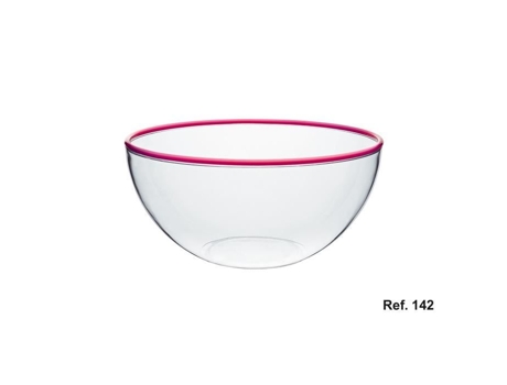 Saladeira Saturno Alça de Cor Transparente 0 21 Cm Altura 9 Cm Capacidade 2 L Plástico de Qualidade Premium COSMOPLAST