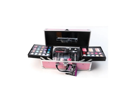 CASUELLE Maleta Rosa Retangular com Make Up
