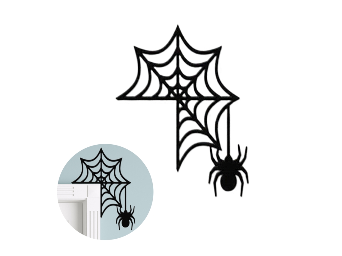 Decoração De Canto De Porta Para Halloween E Natal