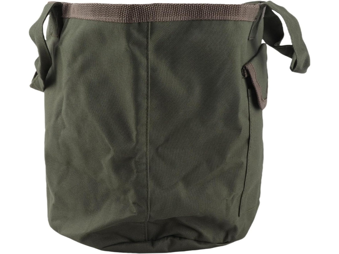 Bolsa Para Ferramentas De Jardim, Em Lona Verde Grama, Com Amplo Compartimento Principal E 2 Bolsos Para Jardinagem