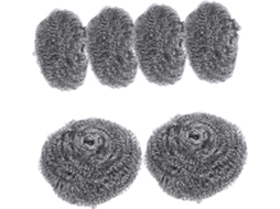 Conjunto De 6 Esponjas Metálicas Para Lavar Panelas E Frigideiras,
