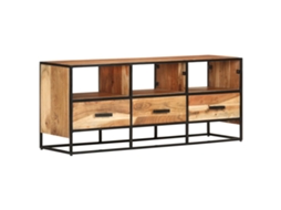 Tv Cabinet, Tv Cabinets Vidaxl Marrom Madeira (n/a)