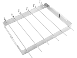 Churrasqueira Portátil Em Aço Inoxidável, Design Desmontável, Conjunto Simples Para Uso Externo, Res Gokoco