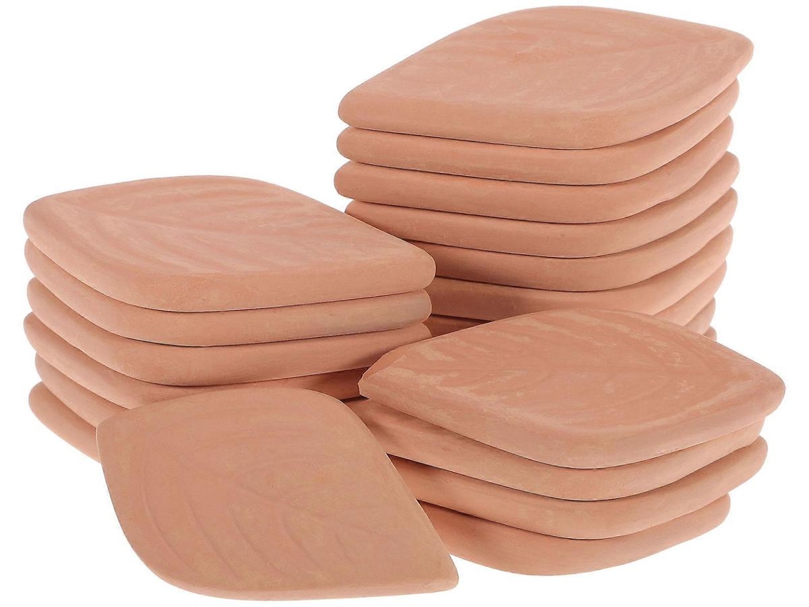 Lurelia Absorvedor De Humidade 20 Peças Em Cerâmica Vermelha, Reutilizável, Protege Da Humidade, Para Cozinha, Alimentos, Lanches