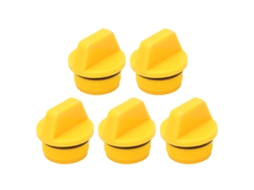 TAMPAS de Óleo Universal, Resistente a Desgaste, 5pcs, para Motor de Popa, Hidea, Quatro Tempos, Amarela S/MARCA