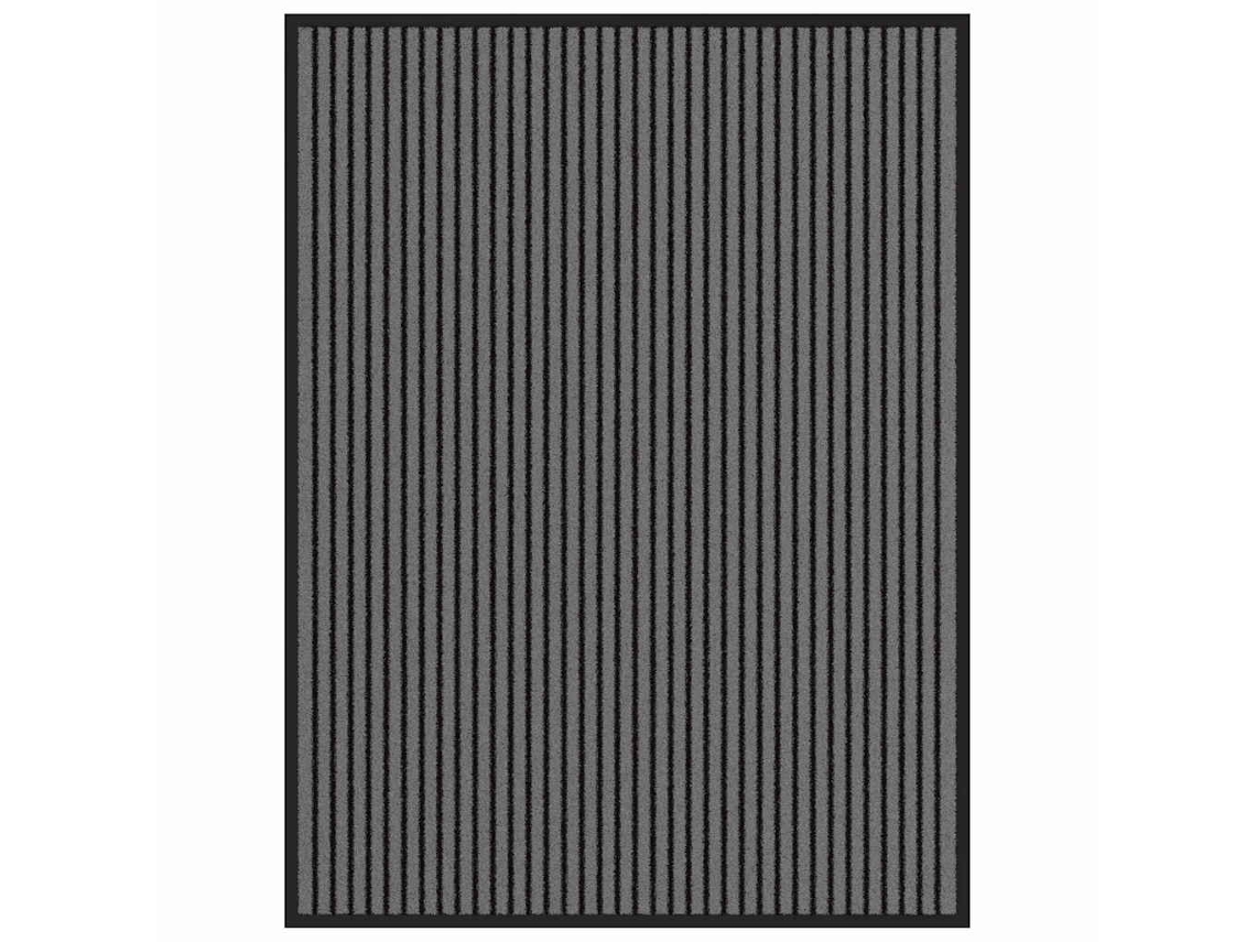 Maison Exclusive - Tapete De Entrada Preto 80 X 120 Cm Polipropileno