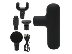 Massager Portátil 4 Velocidades Tissues Profundos Preto