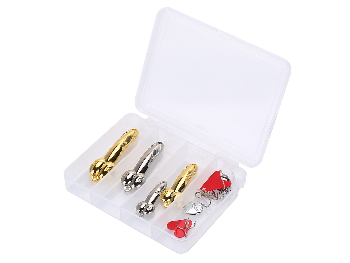 Lure Spinner Bait Set Metal Vibration Fish Luring Hard Bait Fishing Combination