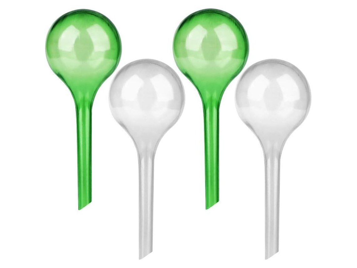 4 Pack Jarras De Riego Automático 8cm, Sistema De Riego Para Plantas Interior Y Exterior