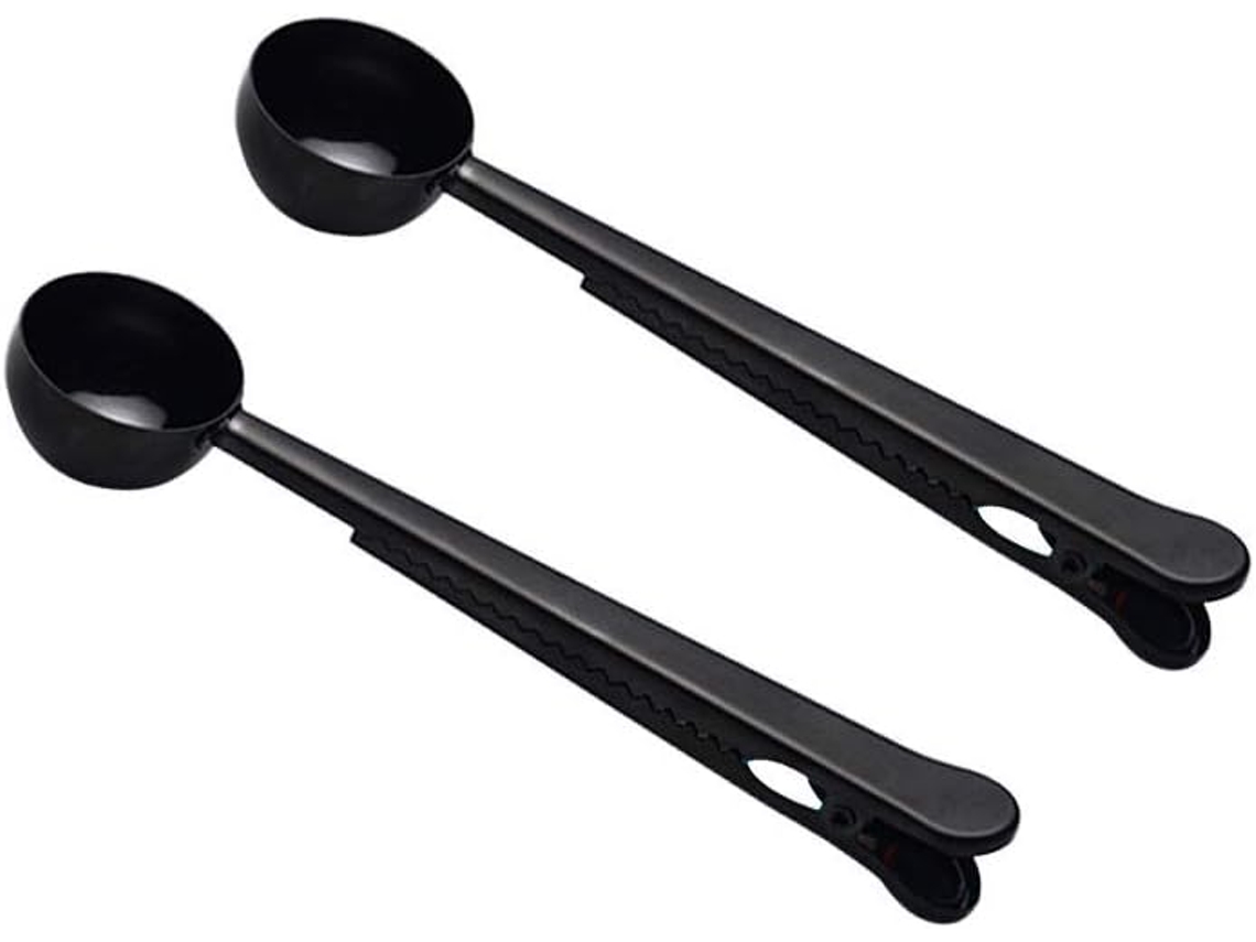 Porta-colher De Café, Concha 2 Em 1 Aço Inoxidável, Com Suporte Para Saco Café.