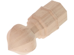 Ponteiras Maciças para Corrimãos de Escada Decorativos e Duráveis, Acabamento Natural, Postes Não Fixos. SFUSHOS
