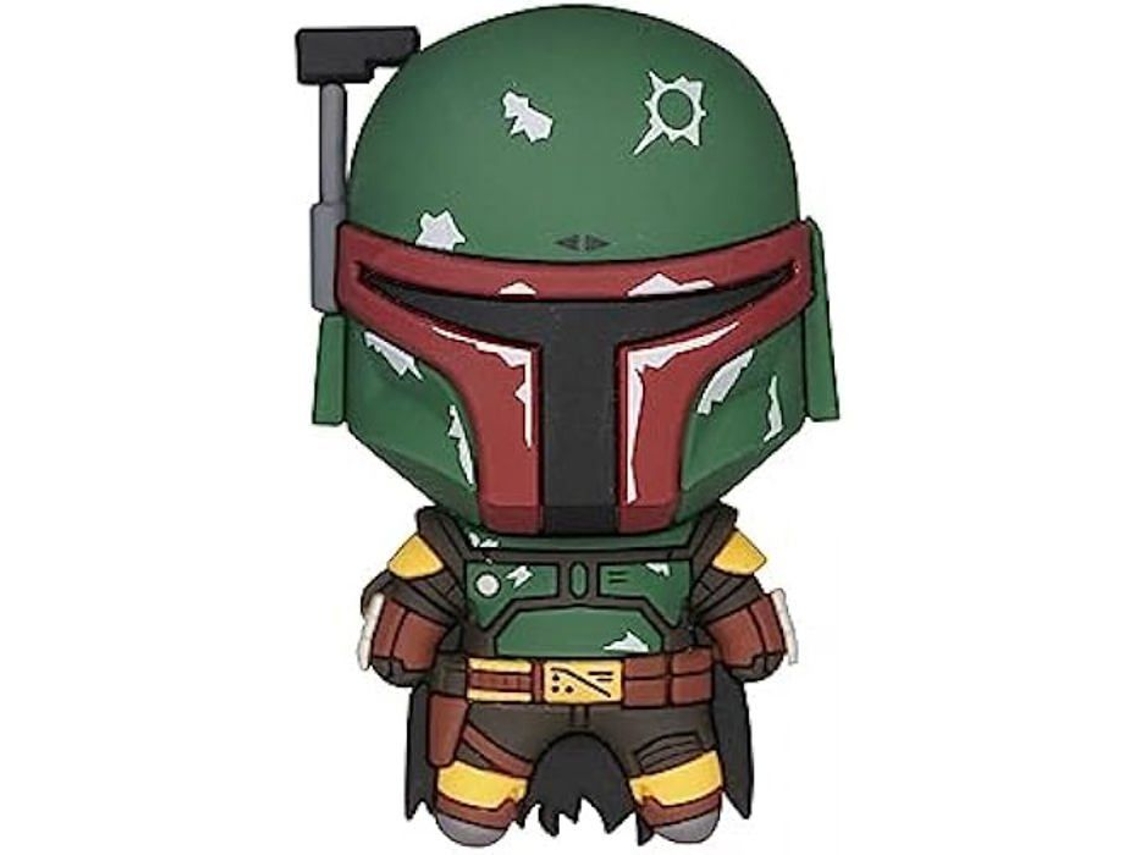 Imã De Espuma 3d - Monograma - Boba Fett Chibi - Design Oficial - Qualidade Superior - Ideia De Presente