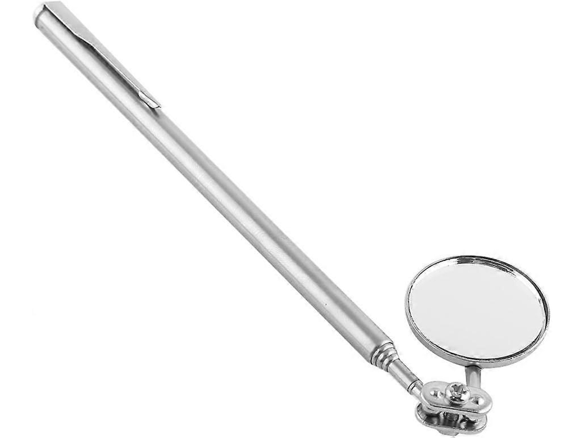Espejo de Inspección Redondo Telescópico Reparación Herramienta Retráctil Mango Acero Inoxidable 30x600mm