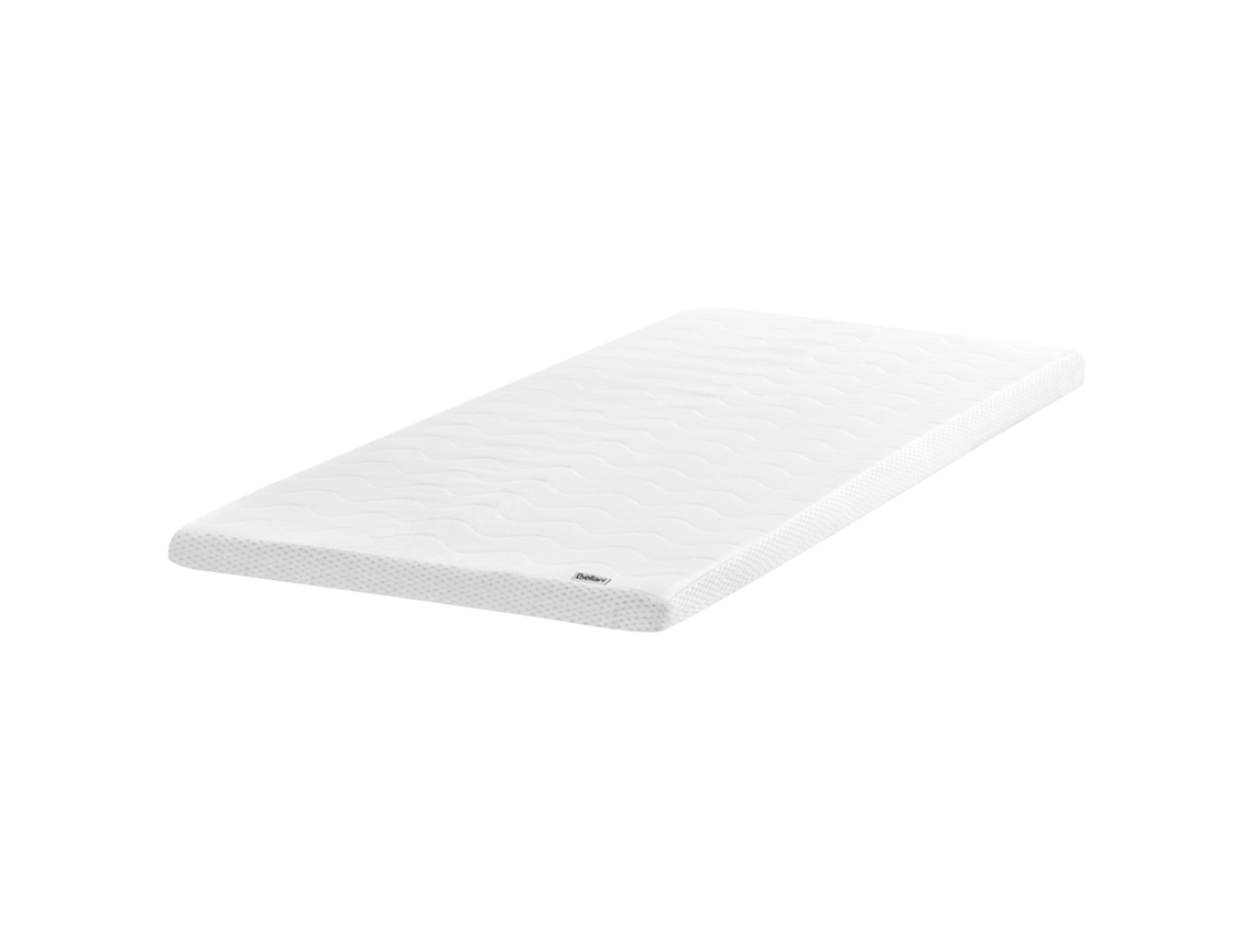Protetor Para Cama Beliani Frosty De Gel Blanco 90x200x6