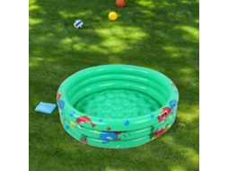 Piscina Inflável Redonda para Bebês e Crianças Pequenas, Verde SFUSHOS