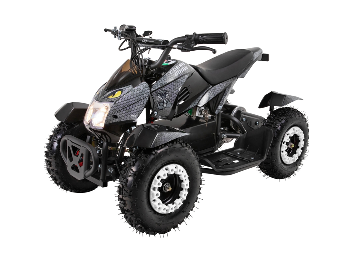 Quadriciclo Elétrico Infantil Cobra, 800 Watts, Até 24 Km/h, A Partir De 8 Anos, Suspensão, 3 Baterias De 12v, Freios A Disco.