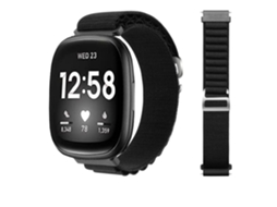 Bracelete Loop Alpine para Fitbit by Google Versa 4 Preto