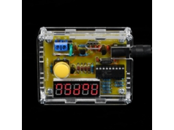 Veloriskku-test De Frecuencia Diy Contador De Cristal Oscilador 1hz~50mhz Com Caixa Transparente