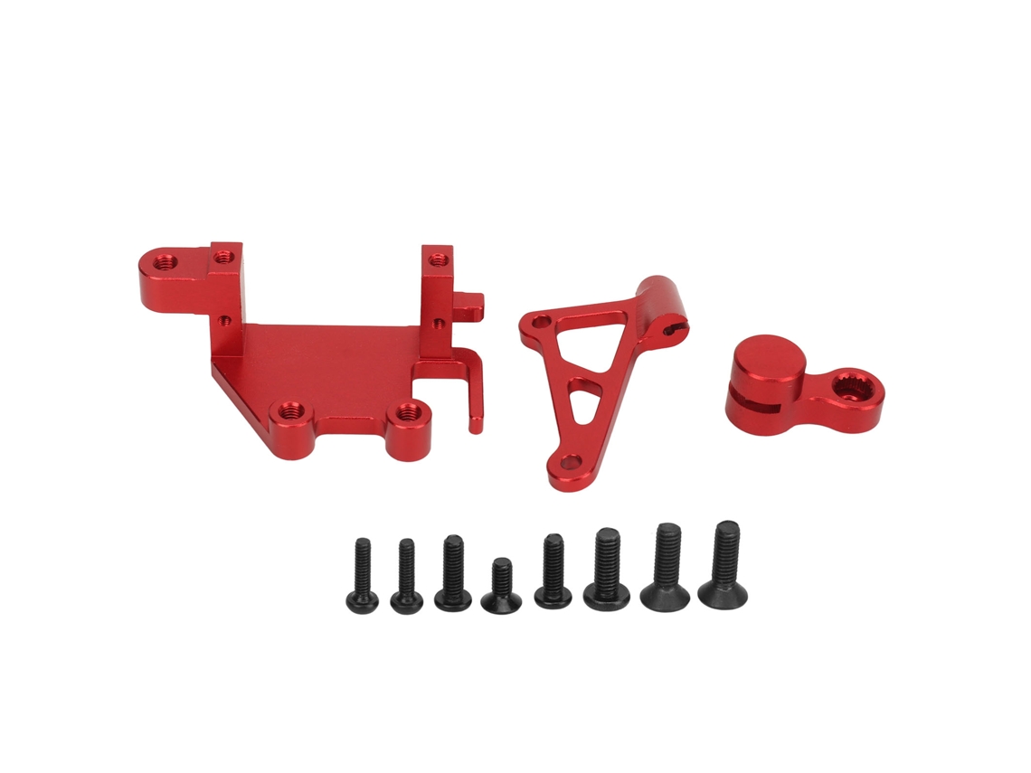 Conjunto De Brazo De Soporte De Servo Rc Para Moto Eléctrica Losi Promoto Mx 1/4 Rojo