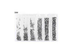 Ferramenta De Manicura Diy Para Unhas Com Glitter E Pedras Preciosas, Base Plana E Mini Contas Decorativas (4)