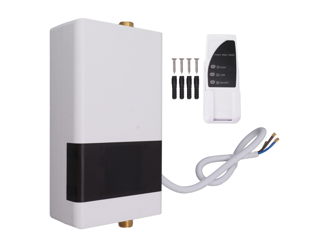 Aquecedor de água elétrico de parede com controlo remoto 4000w para cozinha doméstica LAXISCREED