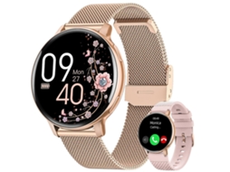 Relógio inteligente feminino com Bluetooth