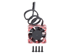 Ventilador Resfriamento Carro Rc À Prova D'água 16000rpm 30x30mm Vermelho S/MARCA