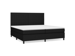 Box Spring Bed, Box Spring Beds Vidaxl Preto Tecido (200 X 200 Cm)