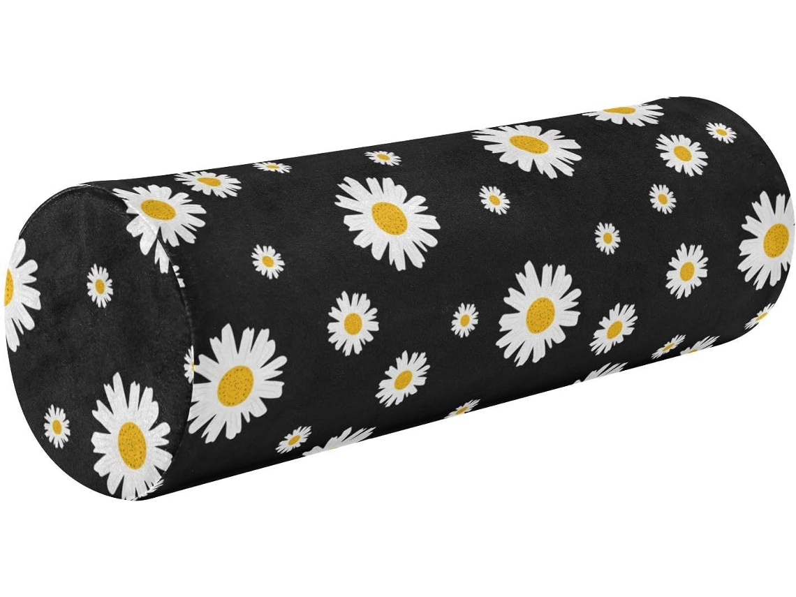 Almofada Cilíndrica Ideal para Viagens, Casa e Escritório