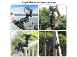 Suporte Para Carro Com Presilha Opcional Bicicleta E Motocicleta, Compatível Câmeras De Ação Insta 360.-aquaforge