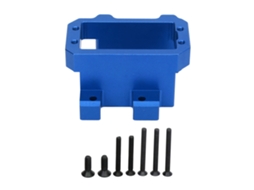 Mali suporte de Servo de Direção em Liga de Alumínio para Veículo Controle Remoto Sledge 1/8 4wd Azul