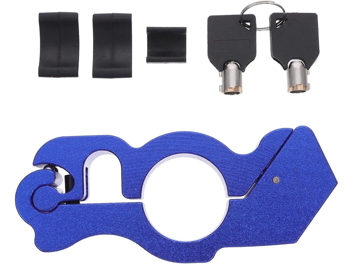 Cadeado De Guidão Antifurto Em Liga Leve Para Motocicletas E Scooters.