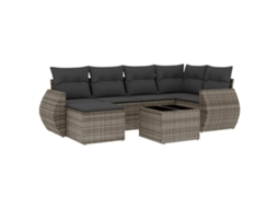 Garden Sofa Set, Garden Sofa Sets Vidaxl Cinzeto Rattan / Vime (n/a)